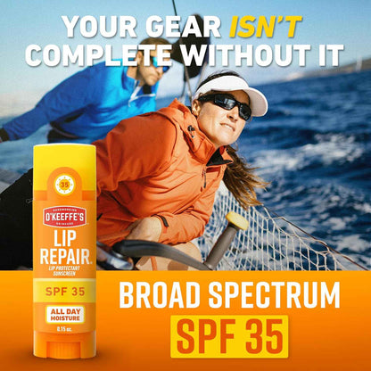 O'Keeffe's Lip Repair SPF 35 Lip Balm - Stick - Sun-Safe Moisturizer for Extremely Cracked, Dry Lips