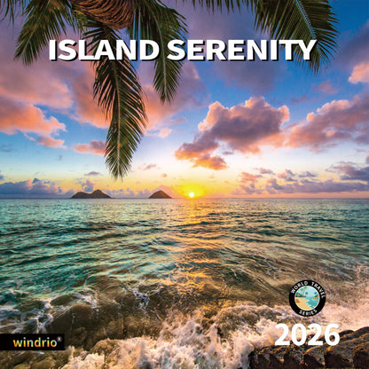 2026 Wall Calendar,Calendar 2026, November 2025 - December 2026, Wall Calendar Island Serenity, 12&amp;#34; x 24&amp;#34; Opened,Full Page Months Thick &amp;amp; Sturdy Paper for Gift Perfect Calendar Organizing &amp;amp; Planning