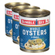 Whole Oysters - 8 Ounce (Pack of 3)