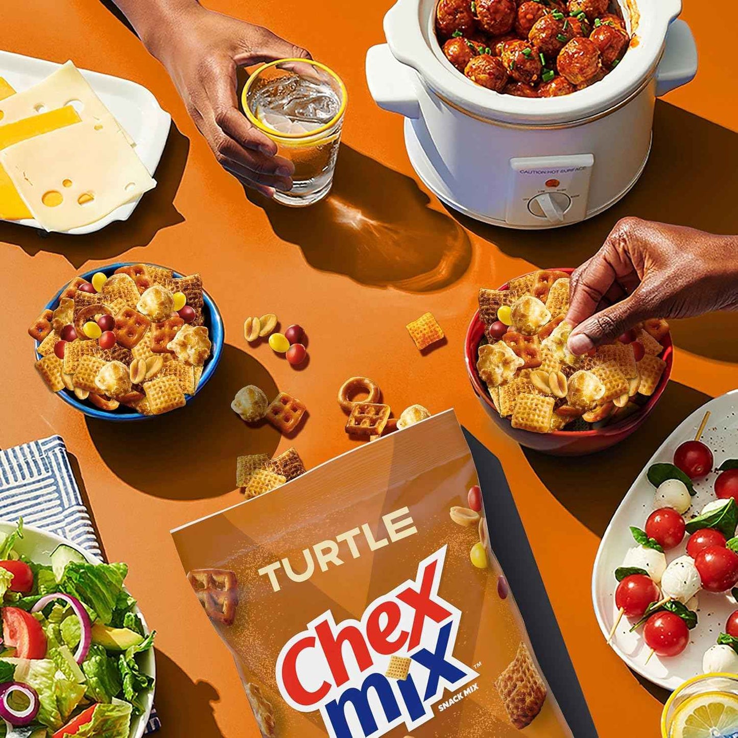 Chex Mix Turtle Snack Mix, Indulgent Snack Bag