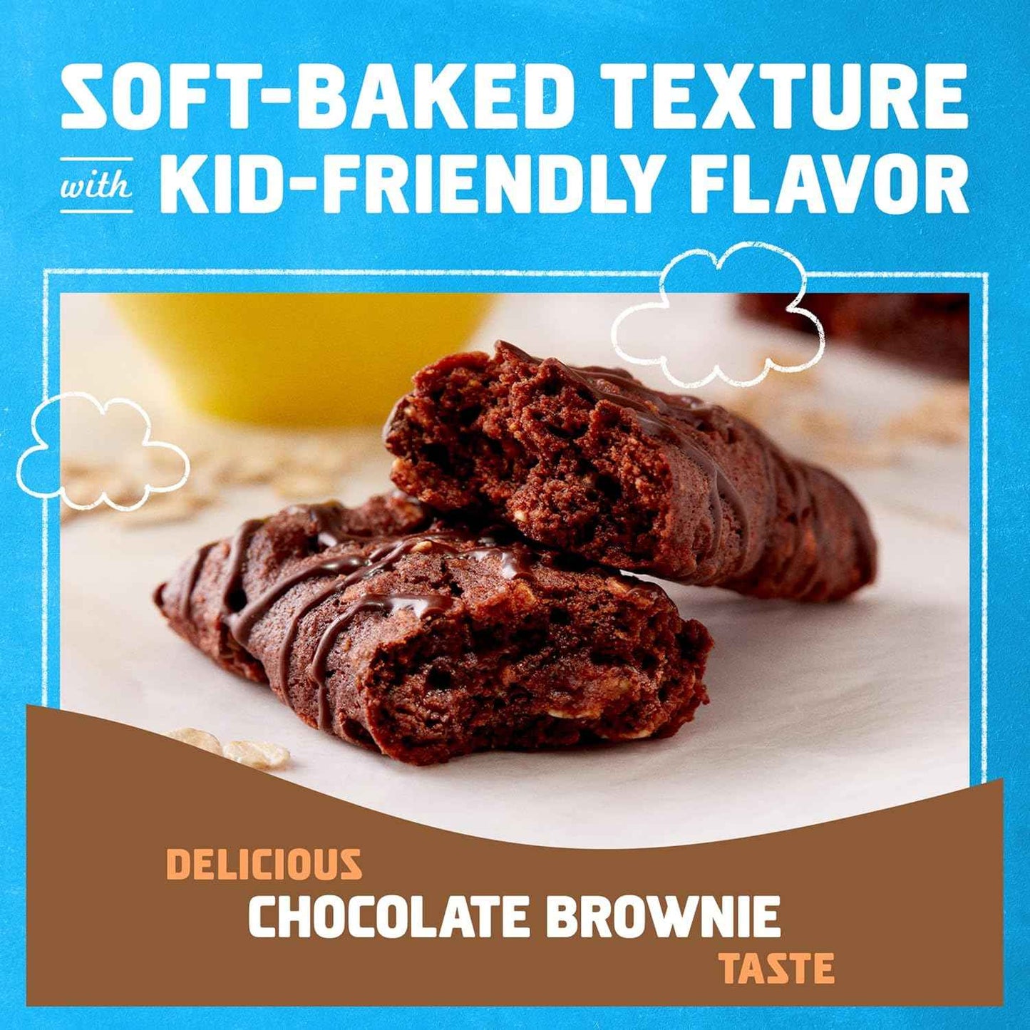 Zbar - Chocolate Brownie - Soft-Baked Energy Snack Bars - Non-GMO - 11g Whole Grains - USDA Organic Granola Bars (12 Pack)