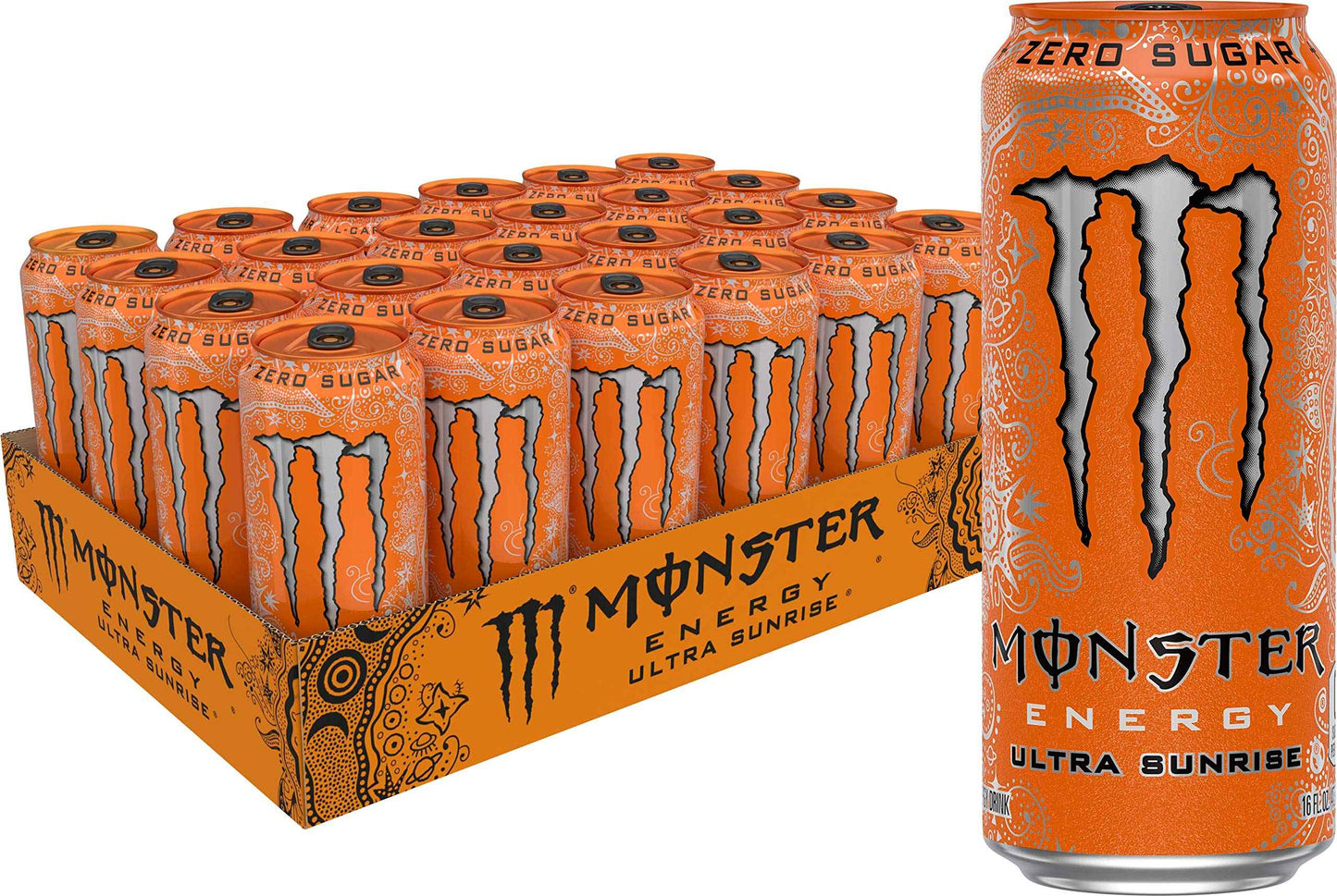 Monster Energy Ultra Variety Pack, PKZSD, Sugar Free Energy Drink, 16 Ounce | Pack of 15