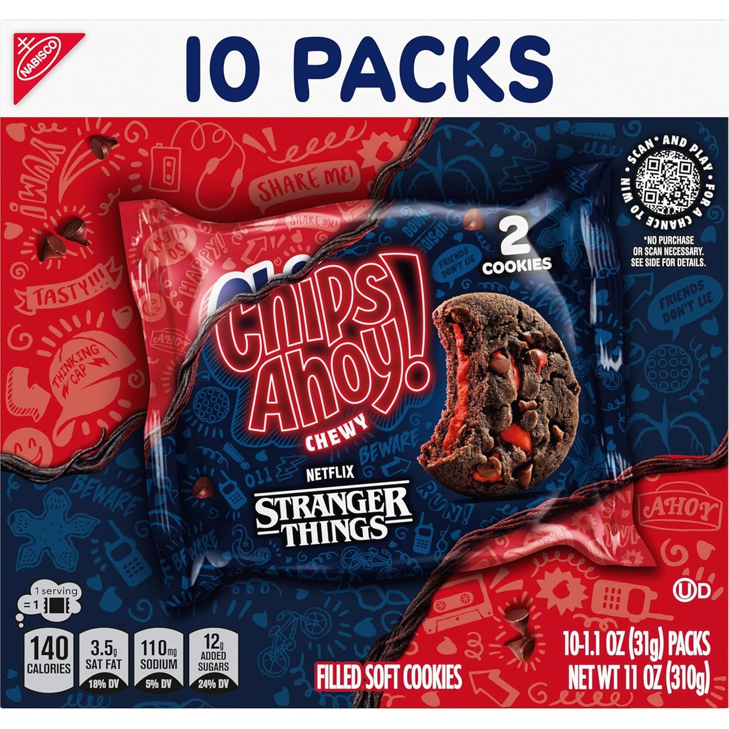 CHIPS_AHOY!_Stranger_Things_Chewy_Chocolatey_Strawberry-Flavored_Filled_Soft_Cookies,_Limited_Edition,_10_Snack_Packs_(2_Cookies_Per_Pack)