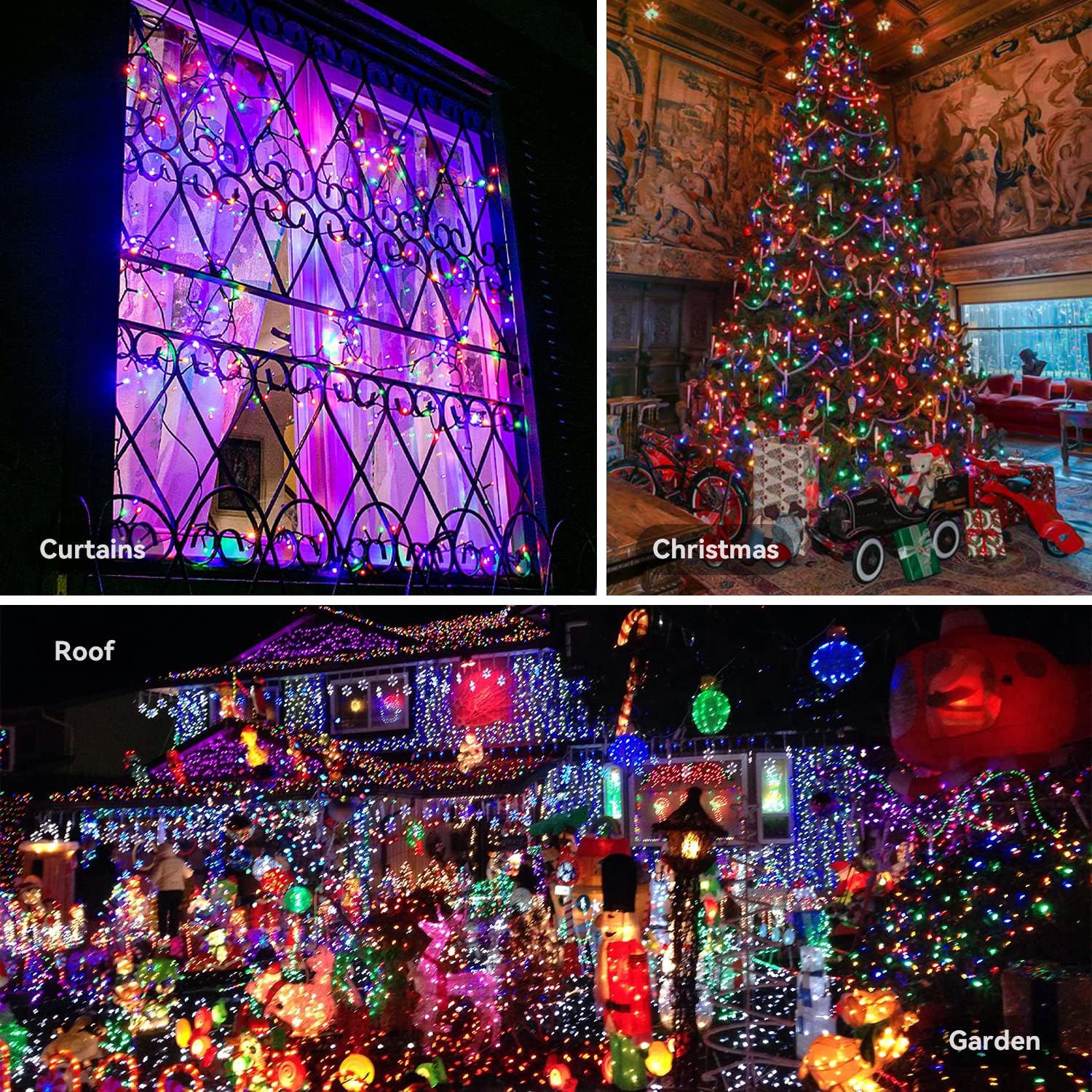 ITICdecor_Christmas_String_Lights_33ft_100_LED_Battery_Fairy_Lights_for_Indoor_Outdoor_Waterproof_with_Remote_Control_&_Timer_&_8_Modes_Battery_Operated_String_Lights_for_Xmas_Tree_Party_Garden