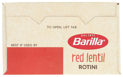 Barilla_Red_Lentil_Rotini_Pasta,_8.8_oz_-_Vegan,_Gluten_Free,_Non_GMO_&_Kosher_-_Made_with_Plant_Based_Protein