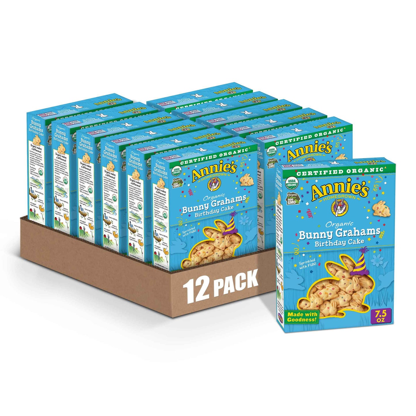Annie's Organic Bunny Grahams Snacks, Neapolitan, 7.5 oz - Easter Day