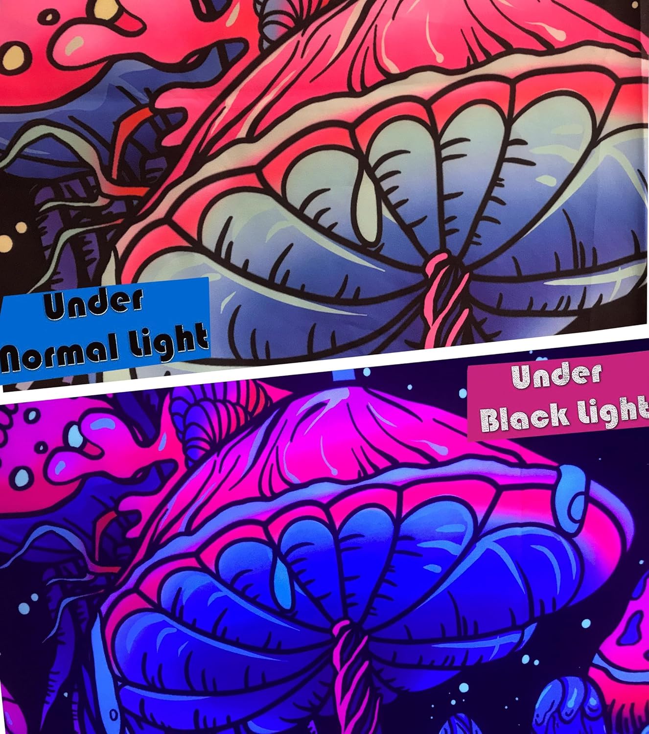 roperry_40ft_LED_Black_Light_Strip_Kit,_720_Units_Lamp_Beads,_Non-Waterproof_Blacklights_for_Glow_Party,_Indoor_Birthday,_Body_Paint,Halloween_(Indoor)