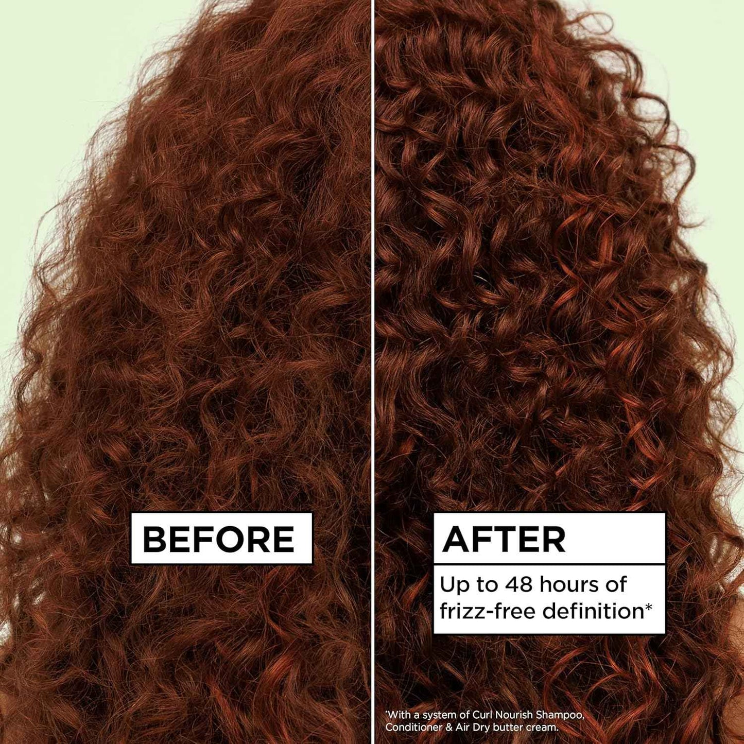 Garnier Fructis Curl Nourish Air Dry Cream XL Leave In Conditioner, Curl Defining Cream with Moisture and Frizz Control For All Curly Hair Types, Made with Vegan Protein & Coconut Oil