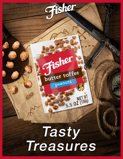 Fisher_Snack_Butter_Toffee_Peanuts,_5.5_Ounces,_No_Artificial_Colors_or_Flavors