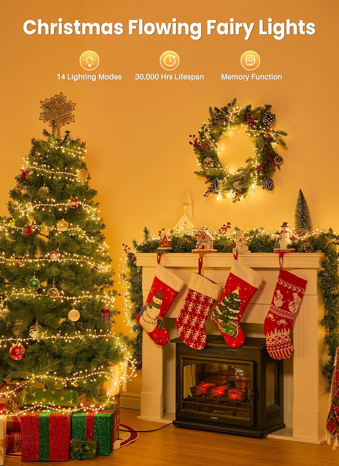 Flowing_Fairy_Lights_Plug_in_with_14_Modes,_10FT_388LED_Twinkle_Firecrackers_String_Lights_Indoor_Waterproof,_Christmas_Tree_Cluster_Lights_for_Bedroom_Garland_Christmas_Decor,_Warm_White