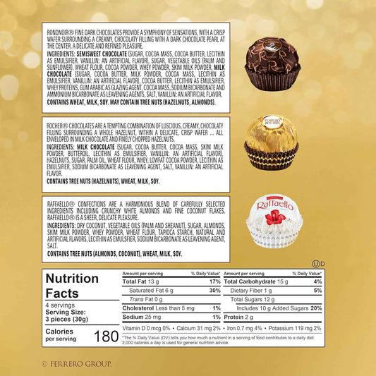 Ferrero Collection Gourmet Gift Box, Dark Chocolate and Coconut