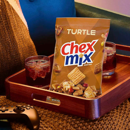 Chex Mix Turtle Snack Mix, Indulgent Snack Bag