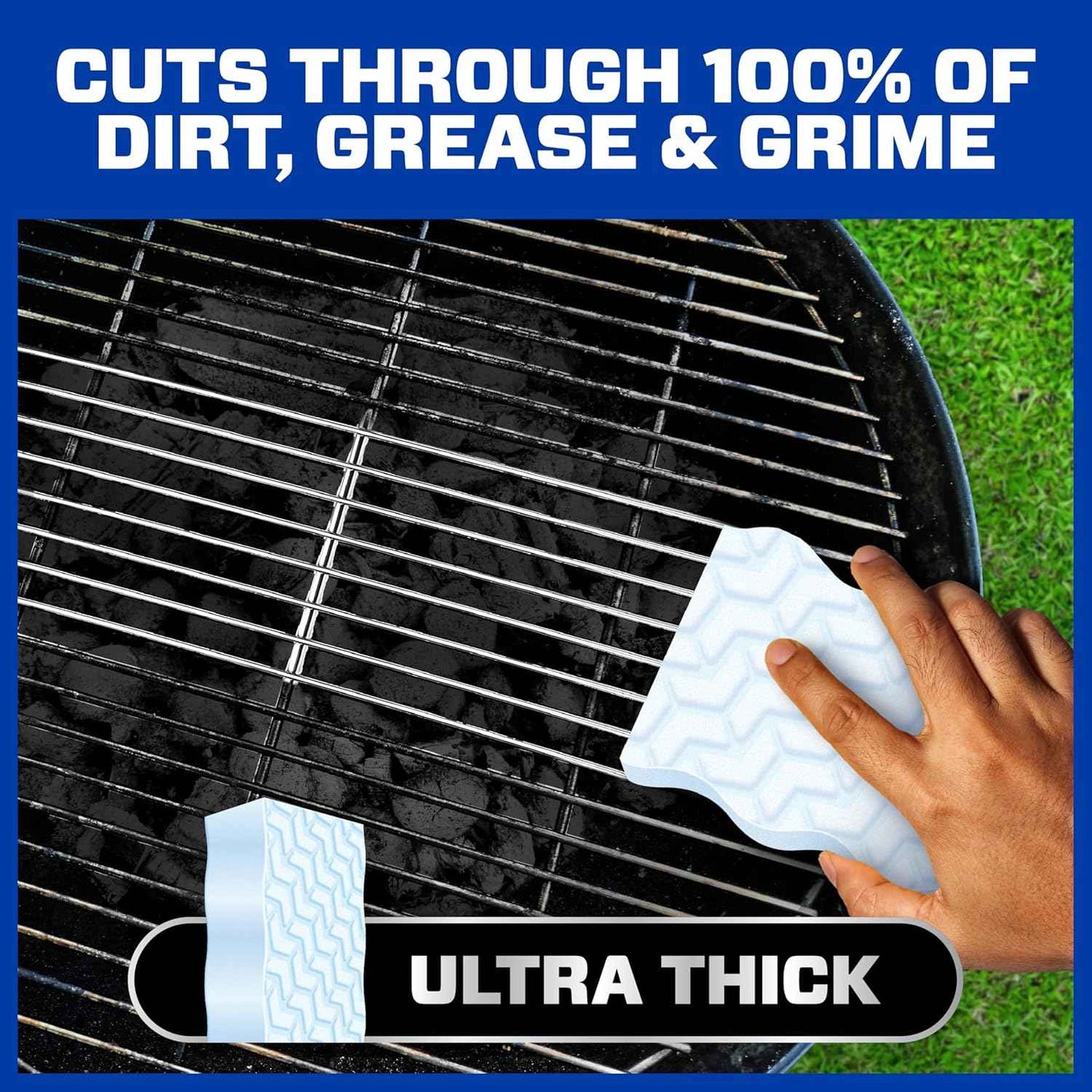 Mr. Clean Magic Eraser Sponge, All Purpose Cleaner, Cleaning Scrubber, Kitchen, Bathroom, Shower, Oven, Cleaning Supplies, Variety Pack with Ultra Thick, Ultra Foamy, & Extra Durable