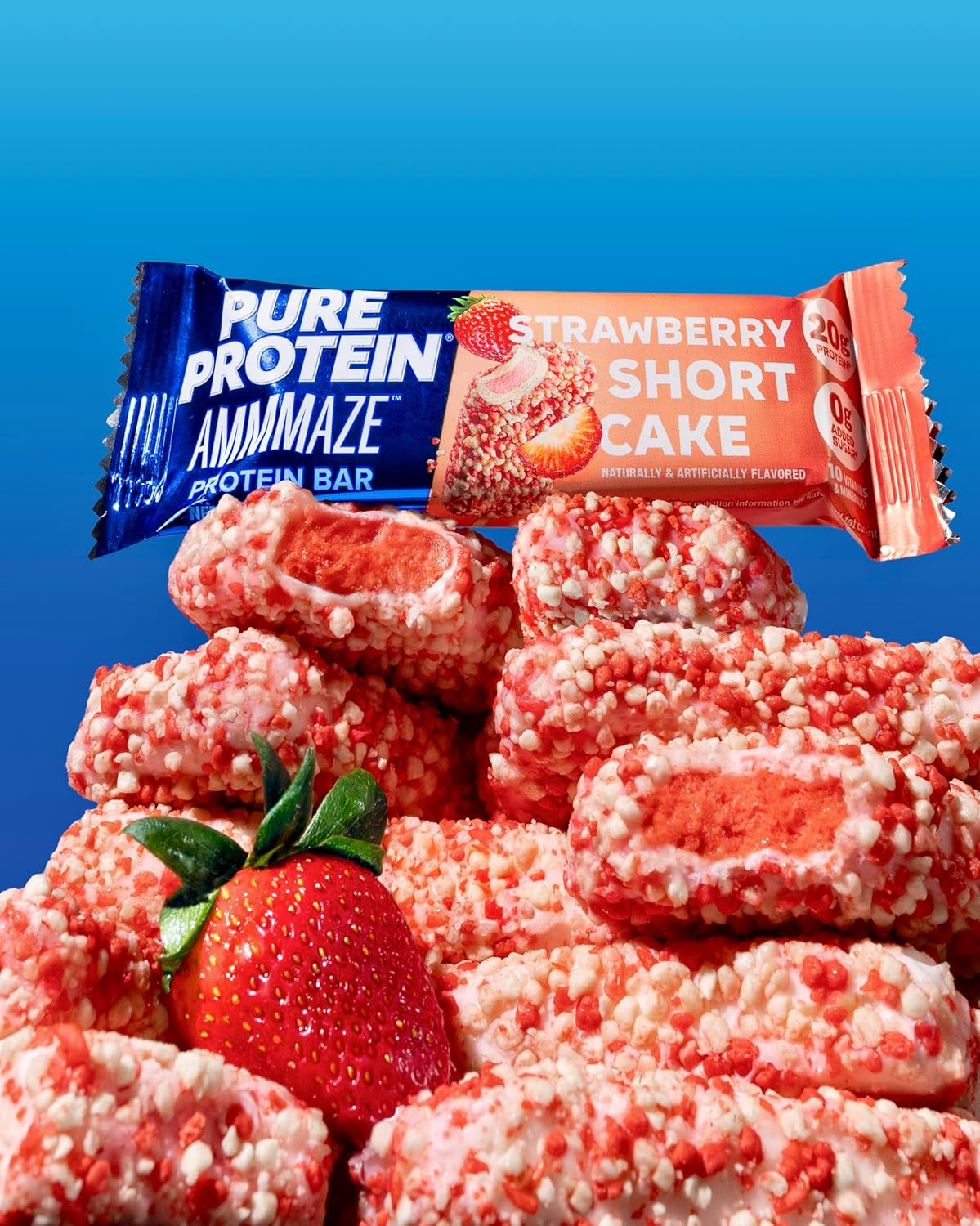 Pure_Protein_AMMMAZE_Strawberry_Shortcake_Protein_Bars_(12_ct)_20g_High_Protein,_No_Added_Sugar_-_Strawberry_Meal_Replacement_Bar_-_On_the_Go_Snacks