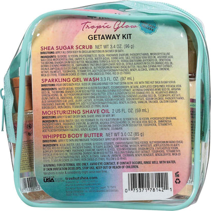 Tree Hut Everything Shower Gift Set for Women, Exfoliating Body Scrub, Body Wash, Shave Oil & Body Butter, Self Care Gift Set, Hydrating & Moisturizing with Shea Butter, Travel Size