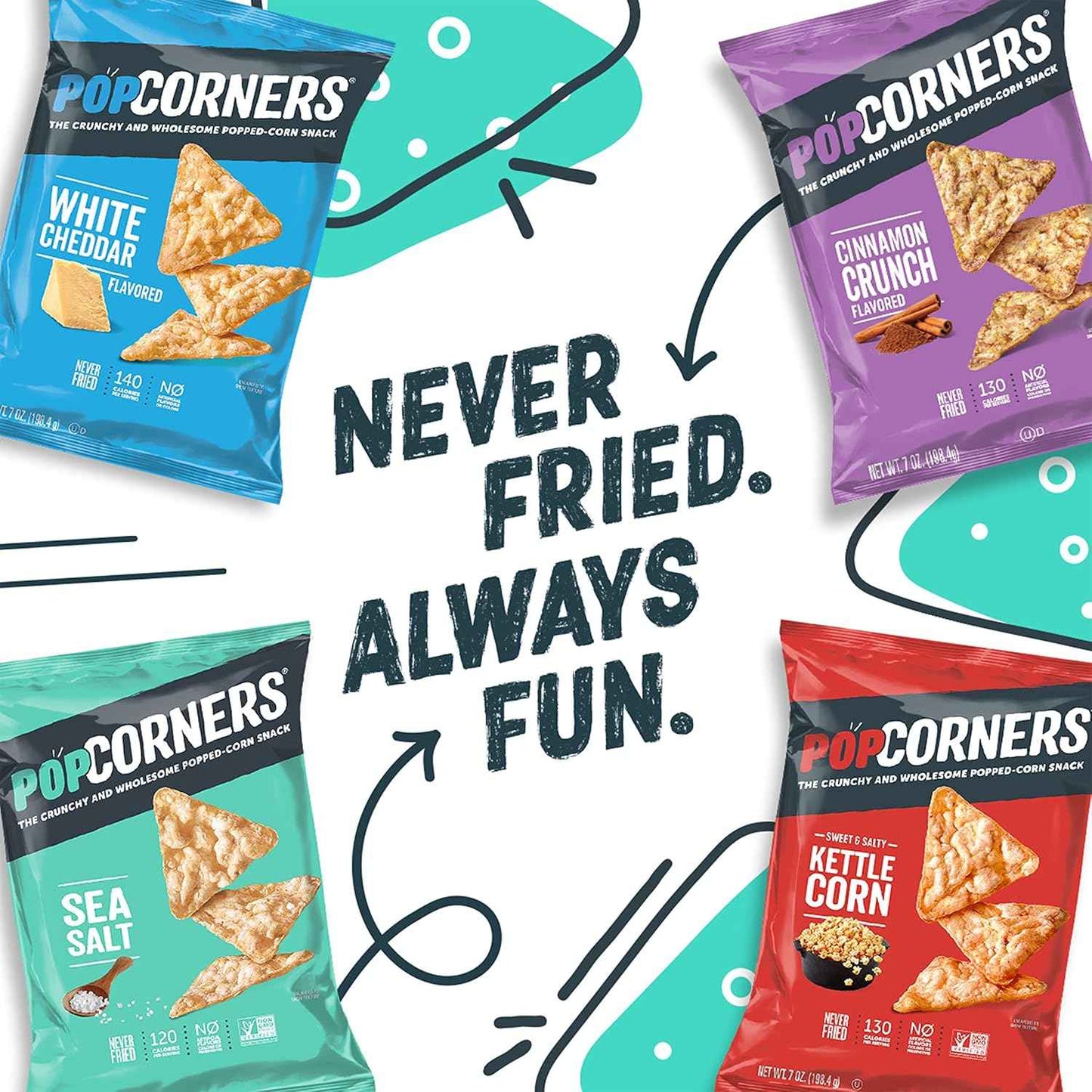 PopCorners Popped Corn Snack Chips, Spicy Queso, 5 Oz