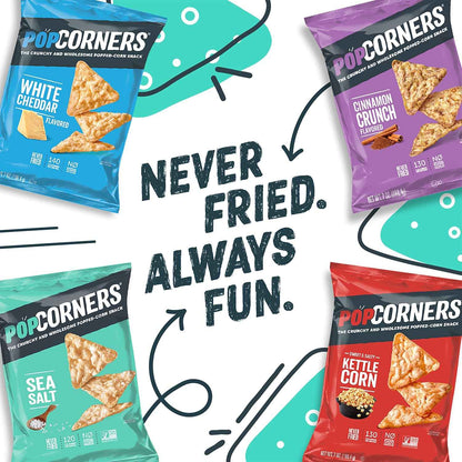 POPCORNERS Original Cheddar, Popped Corn Chips (5oz)