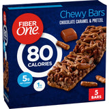 Fiber One 80 Calorie Chewy Bars, Chocolate Peanut Butter, Snack Bars Value Pack, 10 Ct, 8.2 oz