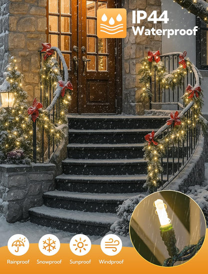 LED_Christmas_Lights_Indoor_Outdoor,_16.4_FT_50_LED_Warm_White_String_Lights_Green_Wire,_Connectable_Waterproof_Christmas_Tree_Light_Plug_in_for_Xmas_Garland_Wreath_Holiday_Wedding_Decorations