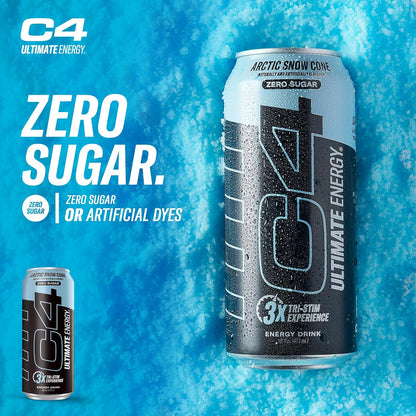C4_Ultimate_Sugar_Free_Energy_Drink_16oz_(Pack_of_12)_|_Arctic_Snow_Cone_|_Pre_Workout_Performance_Drink_with_No_Artificial_Colors_or_Dyes