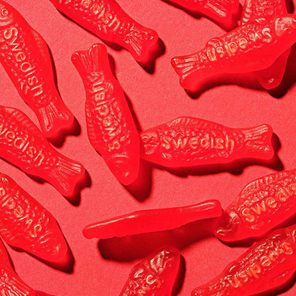 SWEDISH FISH Soft & Chewy Gummy Candy, Bulk Candy, 5 lb