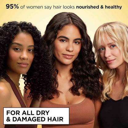 Garnier Whole Blends Honey Treasures Repairing Conditioner, Hair Repair Formula for Dry, Damaged Hair with Acacia, Manuka, and Lavender Honeys