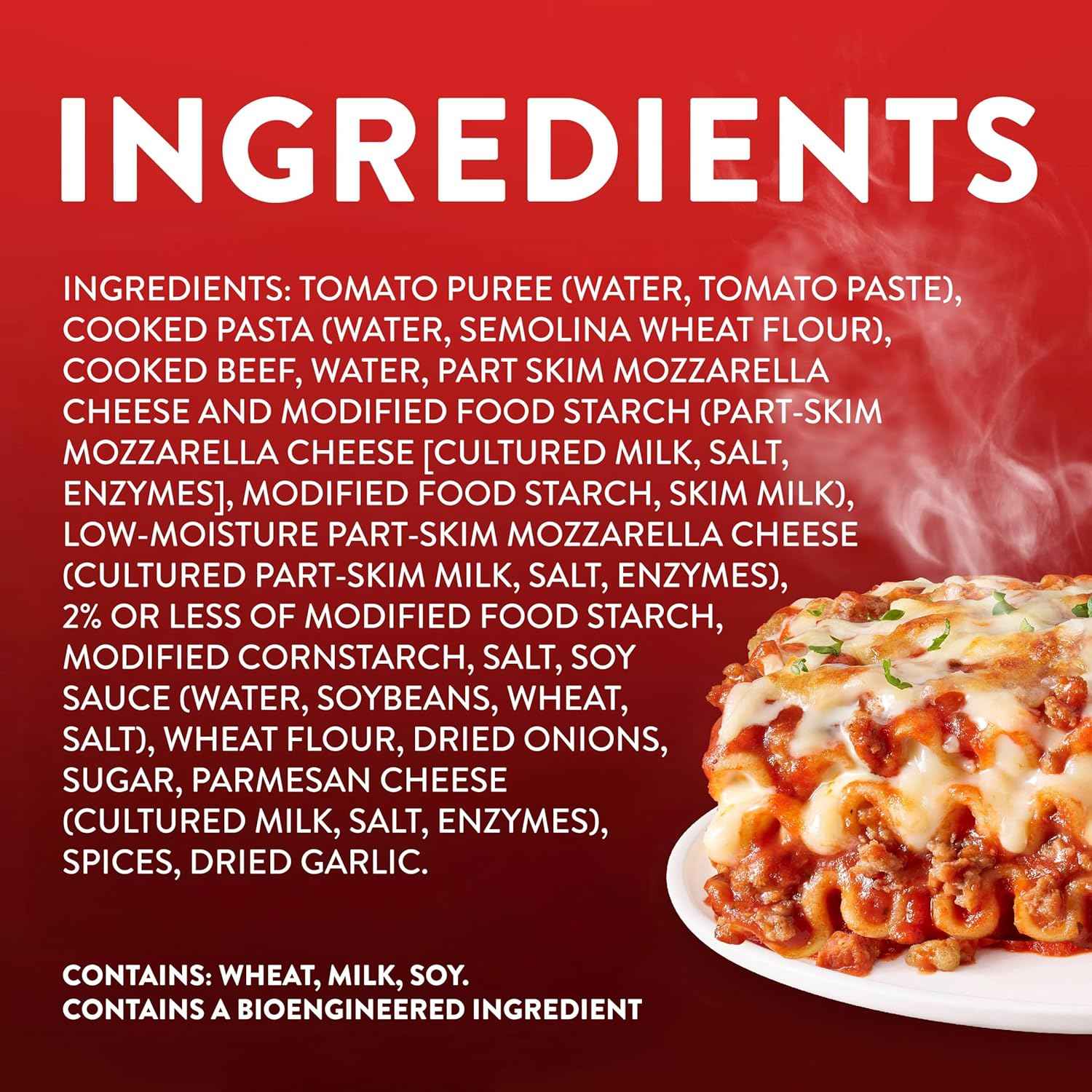 Stouffer's Classic Lasagna with Meat and Sauce, Family Size, Easy Frozen Dinners, Meat Lasagna, Oven Ready, Family Frozen Meals