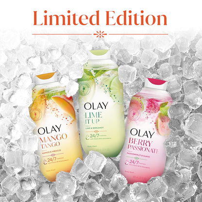 Olay_Body_Wash_for_Women,_24/7_Skin-Loving_Freshness,_Miami_Mocktails,_Plant_Based_Cleansers,_Vitamin_B3_&_Antioxidant_Blend,_For_All_Skin_Types,_Mango_Tango_with_Mango_&_Hibiscus_Scent,_22_fl_oz