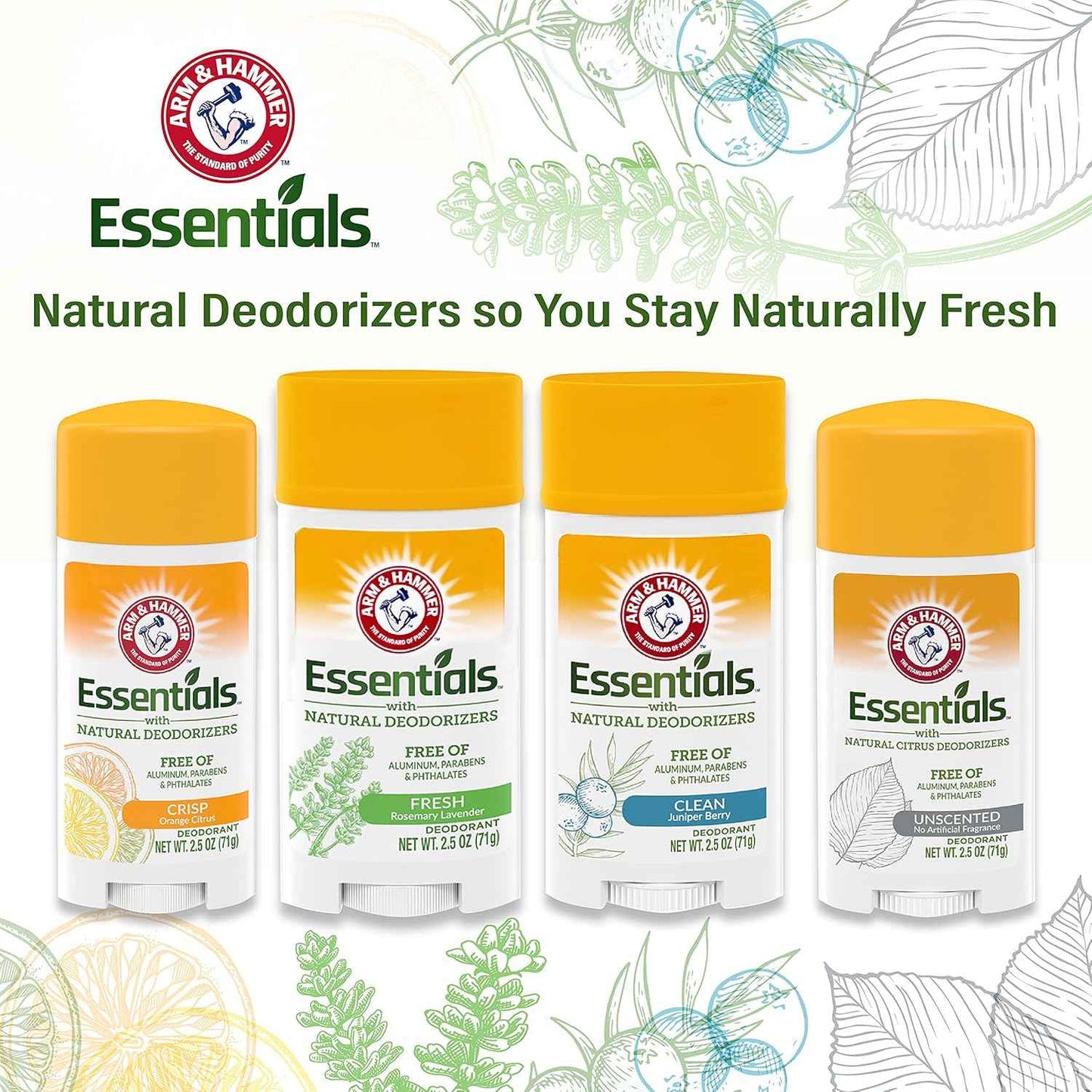 Arm & Hammer Essentials Solid Deodorant