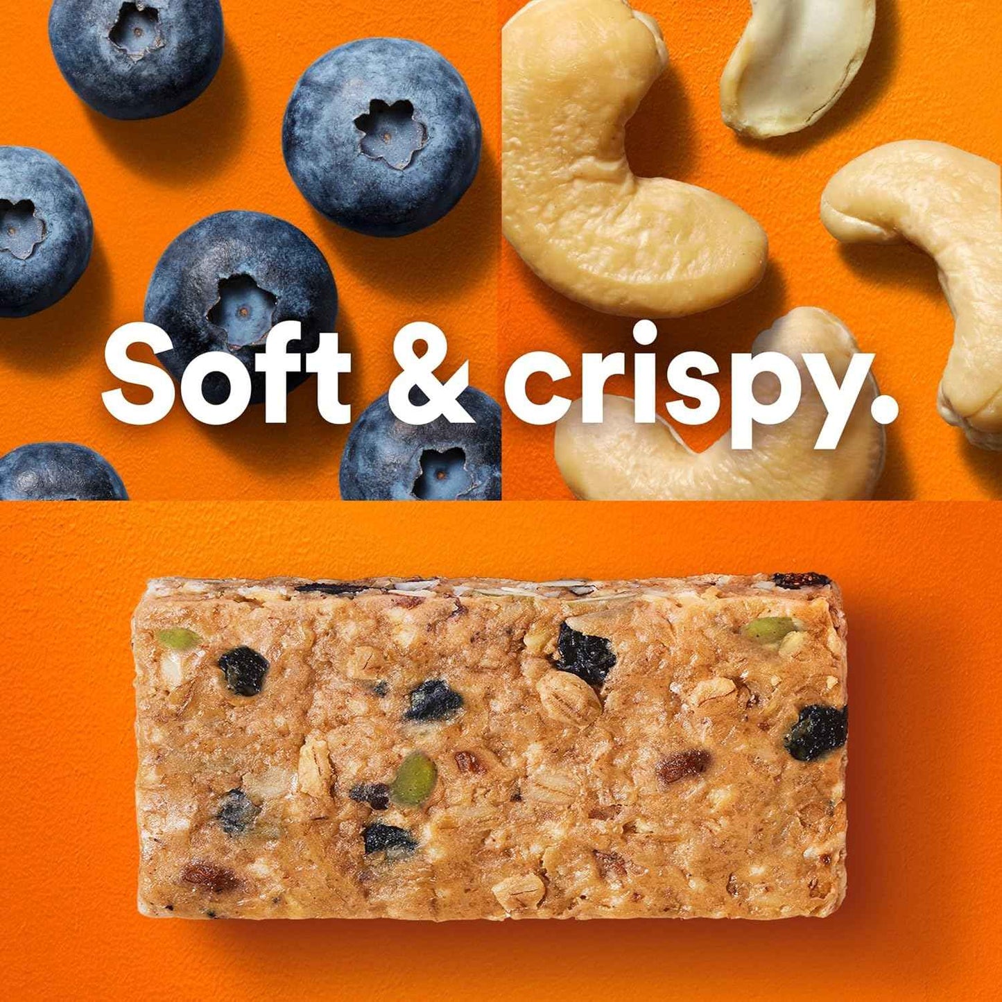 RXBAR Nut Butter and Oat Protein Bars, Protein Snacks, Snack Bars, Blueberry Cashew Butter