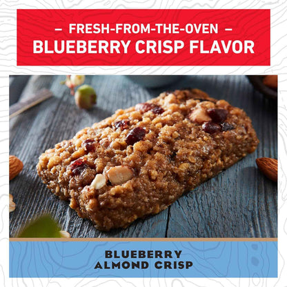 CLIF BAR - Energy Protein Bars - Blueberry Almond Crisp - Made with Organic Oats - Energy Bars - Non-GMO
