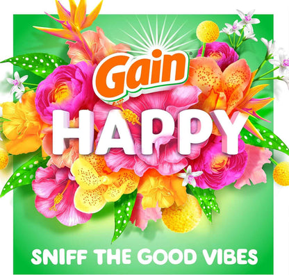 Gain In-Wash Laundry Scent Booster Beads, Happy, 24 oz