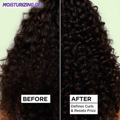 Garnier Fructis Flexi Hold Curls Moisturizing Gel, Curl Hair Styling Gel with Hyaluronic Moisture Complex, Provides Up to 100HRs of Moisture & Definition For All Curl Types, 12.5 Fl Oz