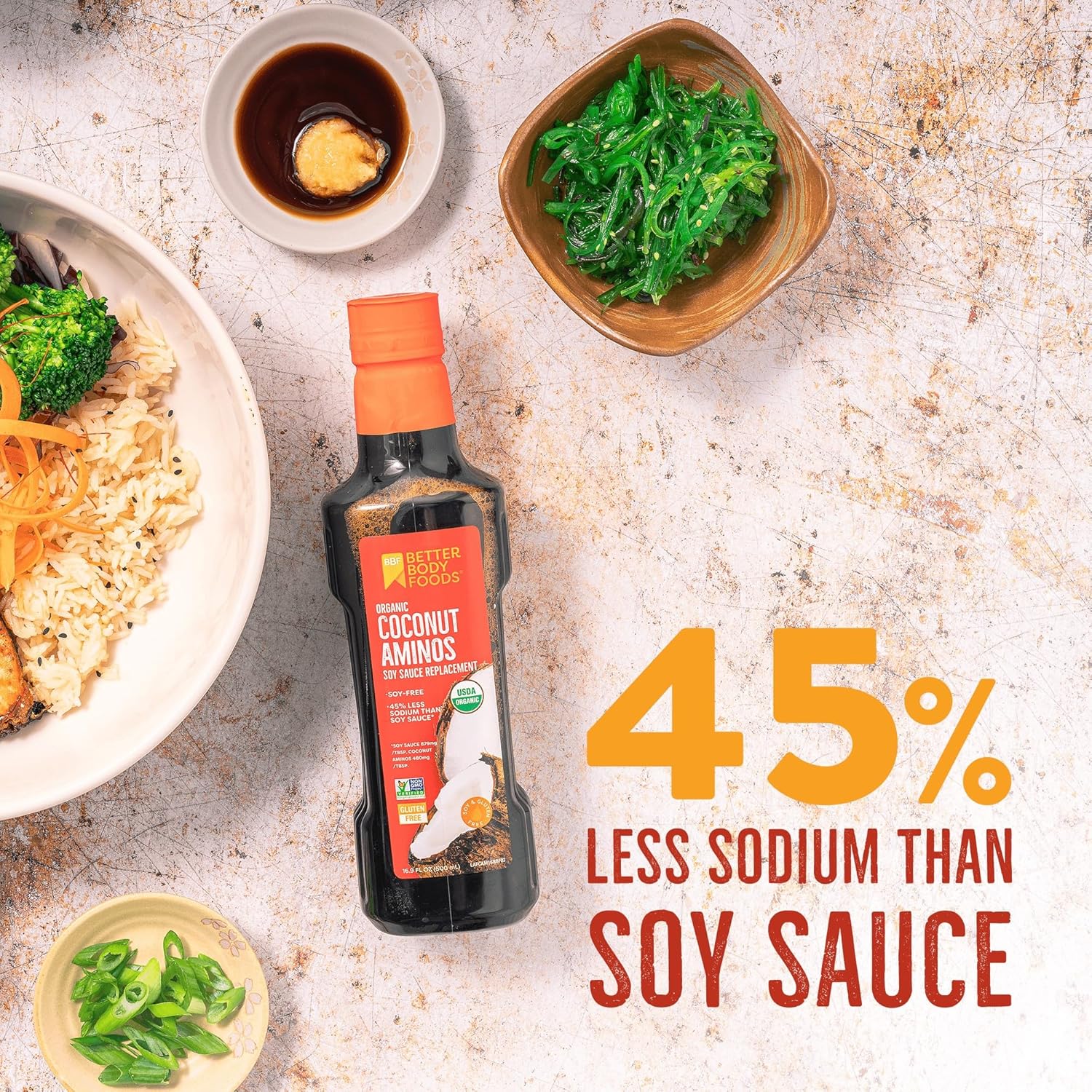BetterBody_Foods_Organic_Coconut_Aminos,_Soy_Sauce_Alternative,_Gluten_Free,_Soy_Free,_Non-GMO,_16.9_Ounces