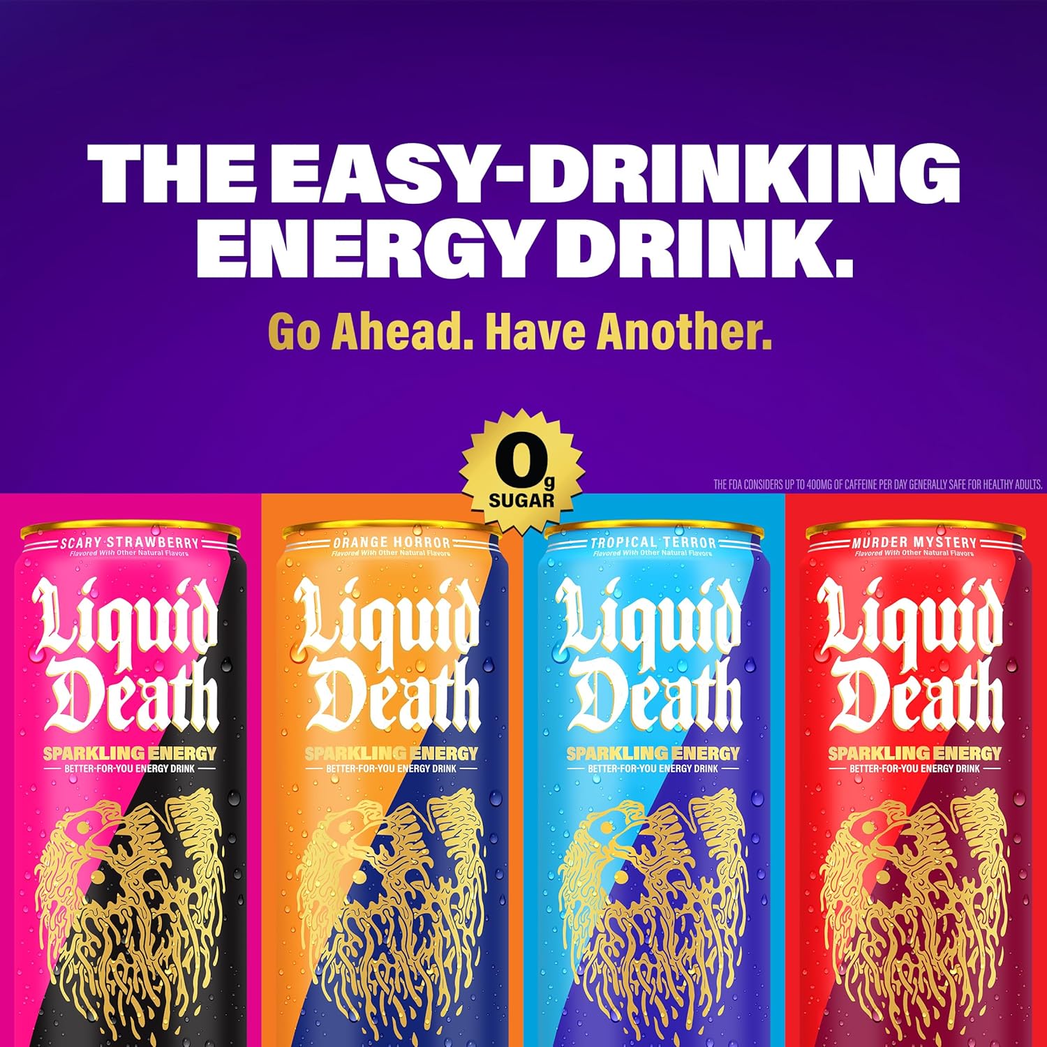 Liquid_Death_Sparkling_Energy_Variety_Pack,_Zero_Sugar_Energy_Drink,_Unextreme_Caffeine_100mg,_Essential_Vitamins,_3_Flavors:_Strawberry,_Orange,_and_Murder_Mystery,_12_Fl_Oz_(Pack_of_12)
