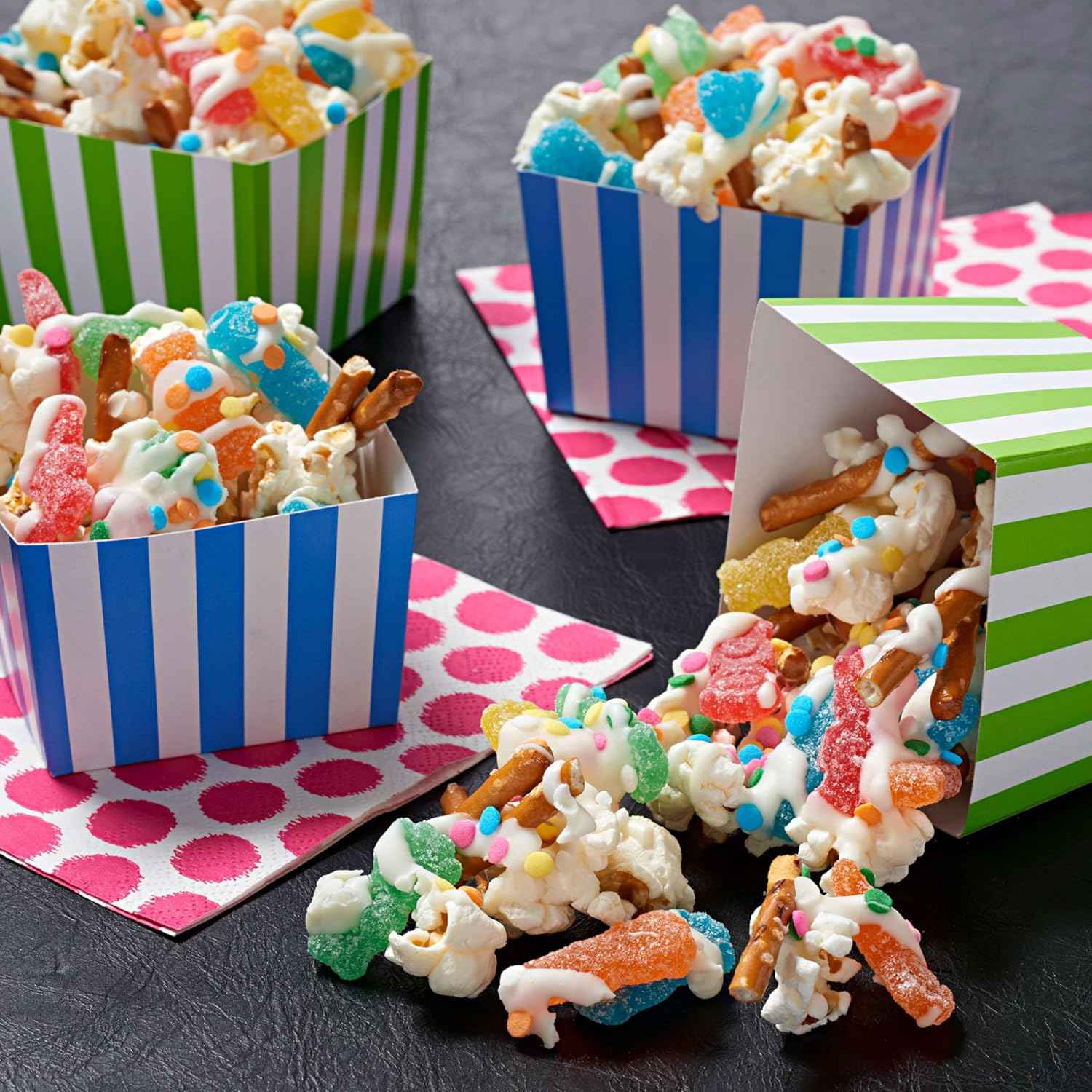 SOUR PATCH KIDS Original Candy, SOUR PATCH KIDS Watermelon Candy & SWEDISH FISH Candy Variety Pack, Easter Candy, 15 Movie Theater Candy Boxes