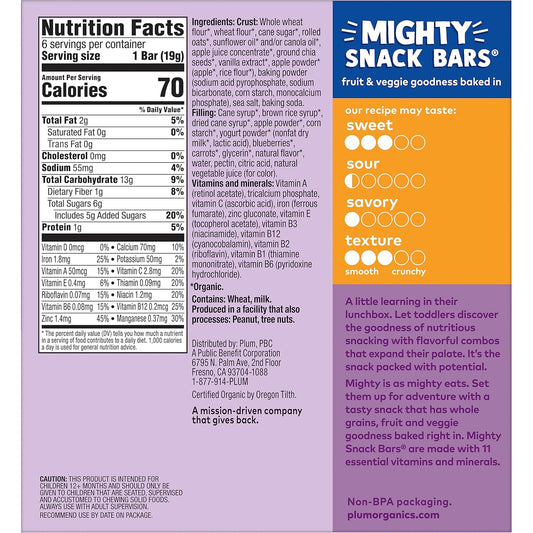 Plum_Organics_Mighty_Snack_Bars_-_Blueberry_-_0.67_oz_Bars_(Pack_of_6)_-_Organic_Fruit_and_Vegetable_Toddler_Food_Snack_Bars