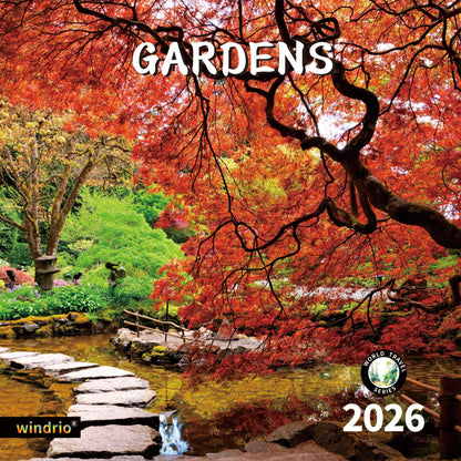 2026 Wall Calendar,Calendar 2026, November 2025 - December 2026, Wall Calendar Gardens, 12&amp;#34; x 24&amp;#34; Opened,Full Page Months Thick &amp;amp; Sturdy Paper for Calendar Organizing &amp;amp; Planning