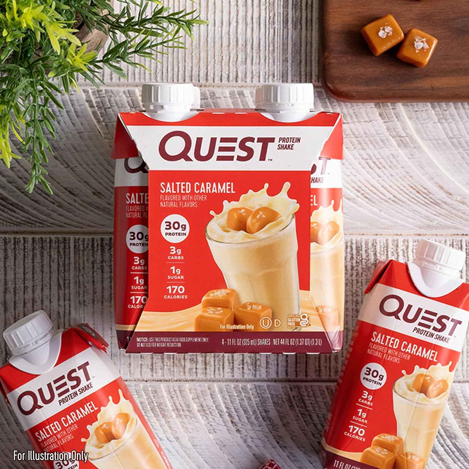Quest Nutrition Ready to Drink Protein Shake, 30g Protein, 3g Net Carbs, Gluten Free, Keto Friendly
