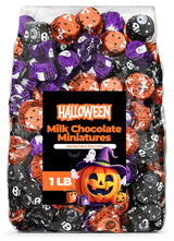 Halloween Milk Chocolate Peanut Butter Miniature Cups – 1 LB Bulk Bag | Individually Wrapped Treats for Trick-or-Treat, Party Favors, Candy Bowls, Haunted House, Fall & Spooky Celebrations