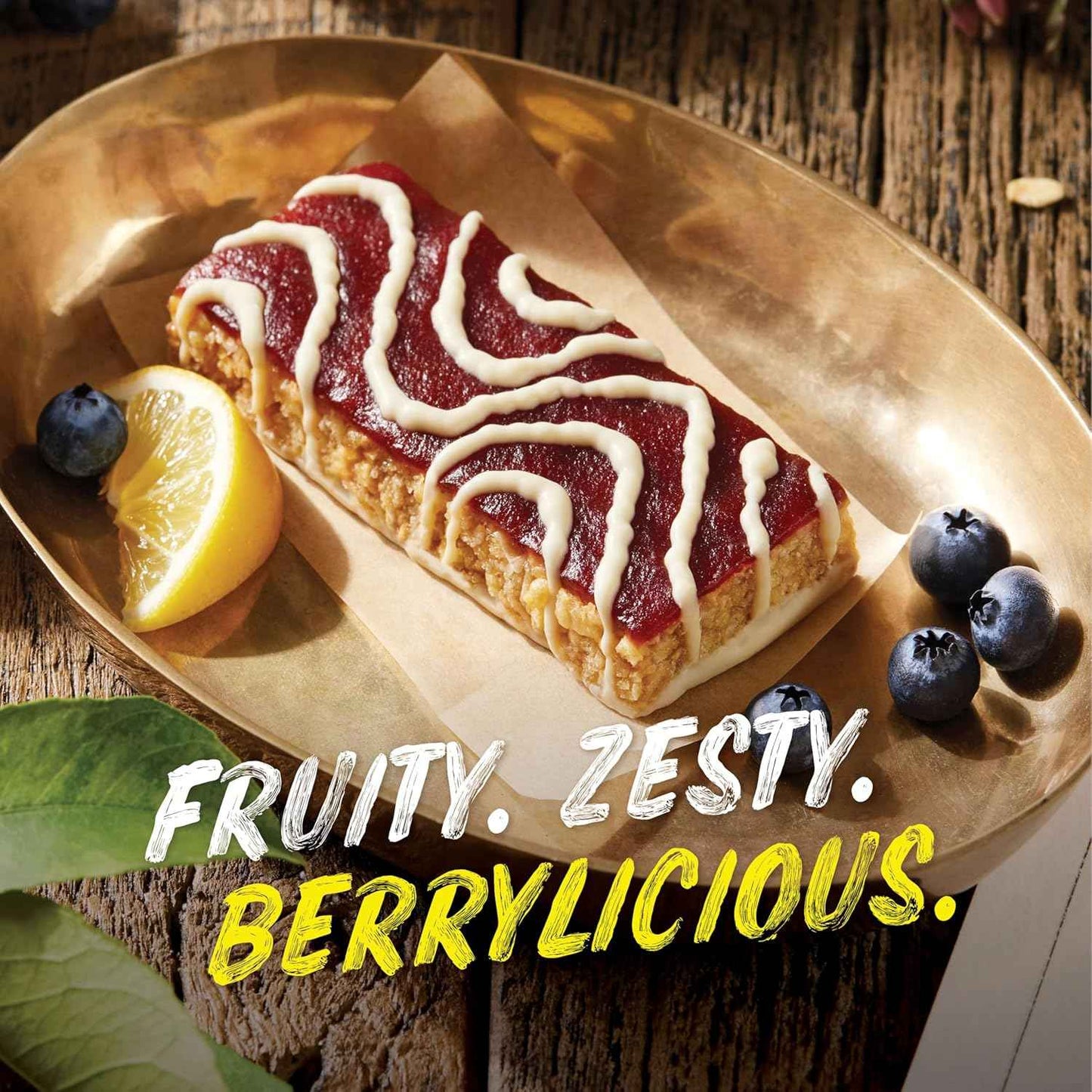 LUNA Bar - Mash-Ups LemonZest + Blueberry Flavor - Gluten Free Snack Bars - Non-GMO - Protein Bars - Made with Organic Oats (15 Pack)