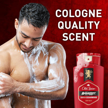 Old_Spice_Refreshing_Body_Wash_for_Men,_3X_Defense,_24/7_Shower_Fresh_with_Long_Lasting_Scent,_Red_Collection,_Swagger_with_Cedarwood_Scent,_24_oz_(Pack_of_4)