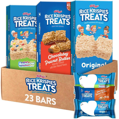 Rice Krispies Treats Crispy Marshmallow and Rice Squares, Lunch Snacks, Kids Snacks