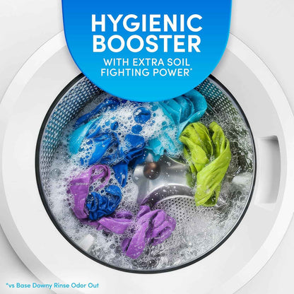 Downy Rinse Laundry Odor Remover, Cool Cotton Scent, Fabric Softener And Laundry Odor Removal Rinse, Fights Odors At The Source, HE Compatible