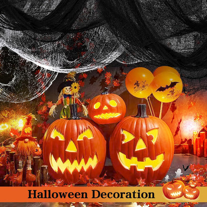 Creepy_Cloth_6Pcs_30×72inch_Black_Spooky_Scary_Gauze_Decor_Halloween_Decorations_for_Party_Indoor_Outdoor_(4Black_+_2White)