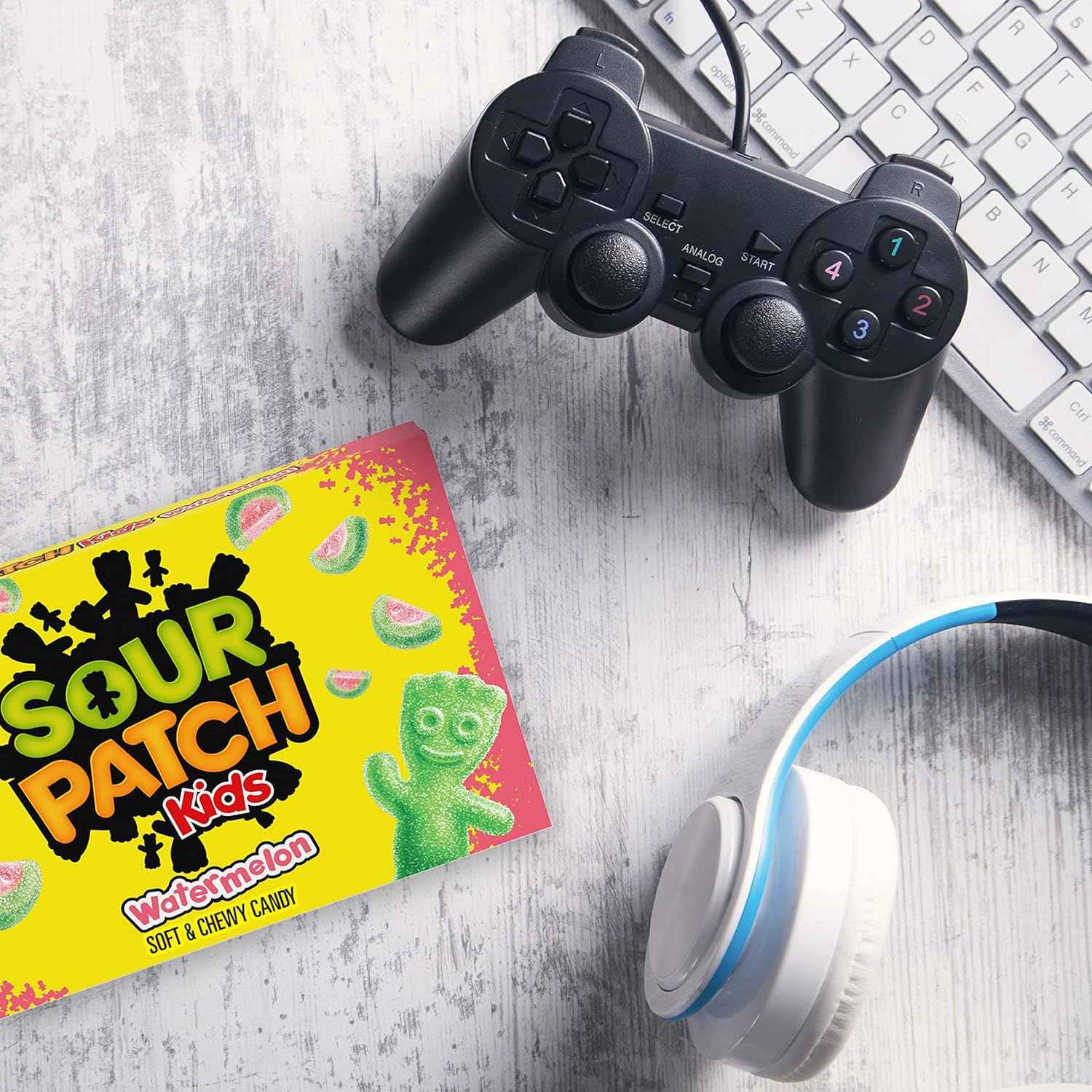 SOUR PATCH KIDS Watermelon Soft & Chewy Candy, Bulk Candy, 12 - 3.5 oz Boxes