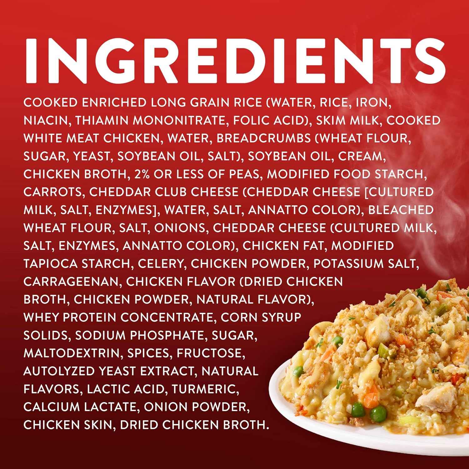 Stouffer's Grandma's Chicken And Vegetable Rice Bake, Family Size, Frozen Family Dinners