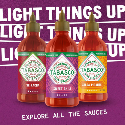 TABASCO_Brand_Sweet_Chili_Sauce,_Mild_Hot_Sauce,_Easy-to-Squeeze_Bottle,_Perfect_Balance_of_Sweet_&_Heat,_Versatile_Flavor,_Great_on_Fish_Tacos,_Salads,_Asian_Food_&_More,_11_Oz_(Pack_of_1)
