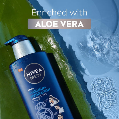 NIVEA_MEN_Real_Madrid_Limited_Edition_Design_Maximum_Hydration_48-Hour_Moisture_Body_Lotion_for_Dry_Skin,_Aloe_Vera_Lotion_for_Men,_3-in-1_Body,_Face_and_Hands,_16.9_Fl_Oz_Bottle