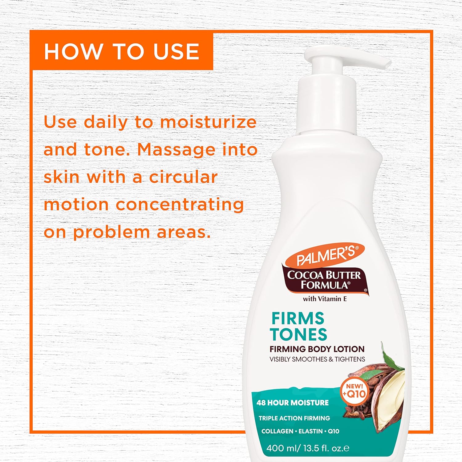 Palmer's_Cocoa_Butter_Formula_Skin_Firming_Body_Lotion,_Toning_&_Tightening_Cream_with_Q10,_Collagen_&_Elastin,_Pump_Bottle,_13.5_Oz.